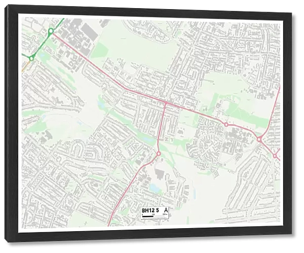 Poole BH12 5 Map