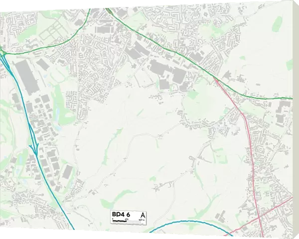 Bradford BD4 6 Map