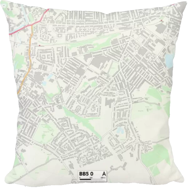 Hyndburn BB5 0 Map