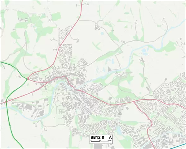 Burnley BB12 8 Map