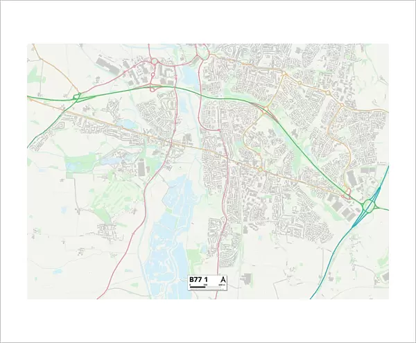 Tamworth B77 1 Map