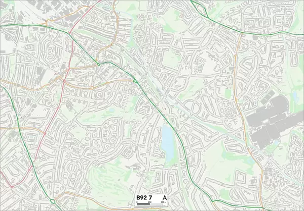 Solihull B92 7 Map