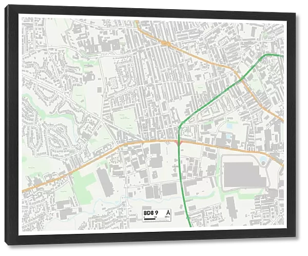 Bradford BD8 9 Map