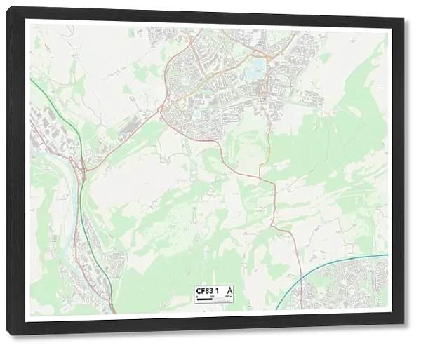 Caerphilly CF83 1 Map