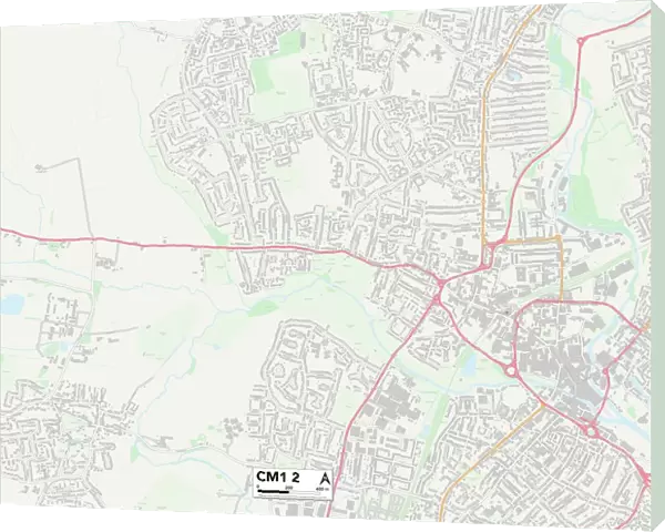 Chelmsford CM1 2 Map
