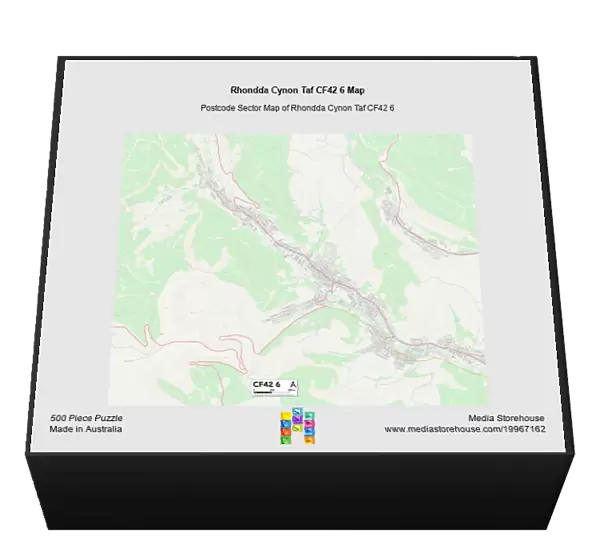 Rhondda Cynon Taf CF42 6 Map