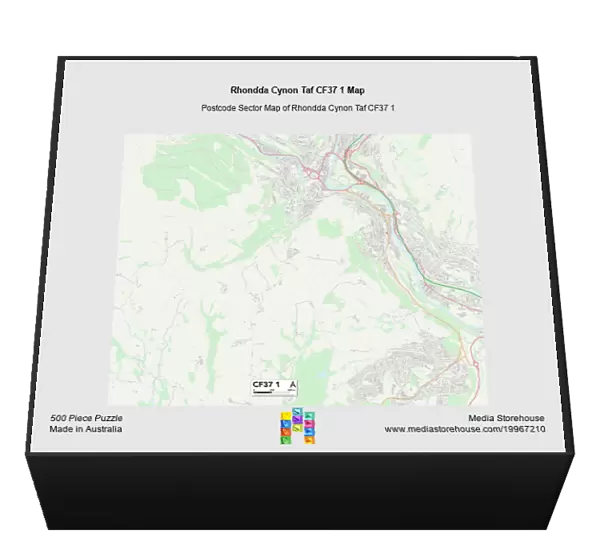 Rhondda Cynon Taf CF37 1 Map