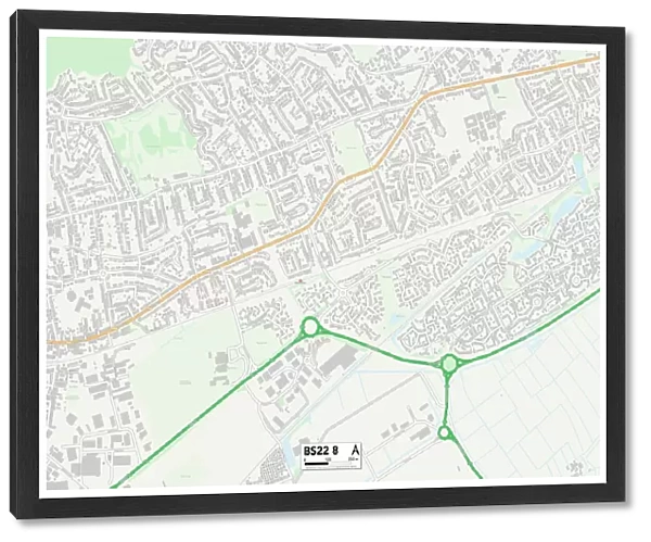 North Somerset BS22 8 Map