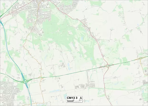 Brentwood CM13 3 Map