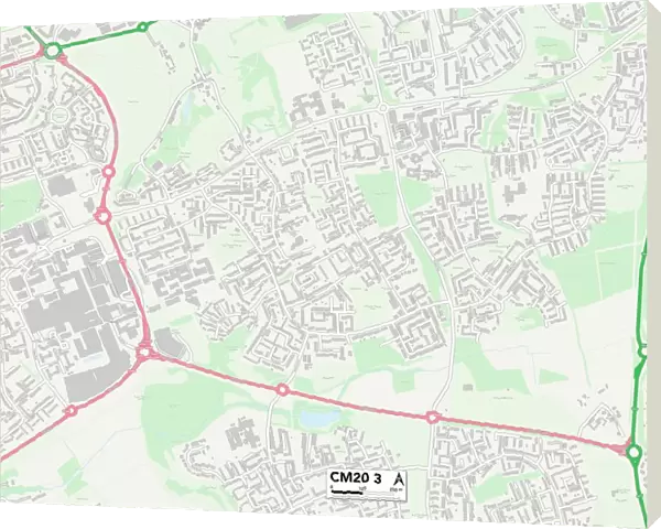 Harlow CM20 3 Map