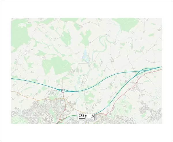Cardiff CF3 6 Map