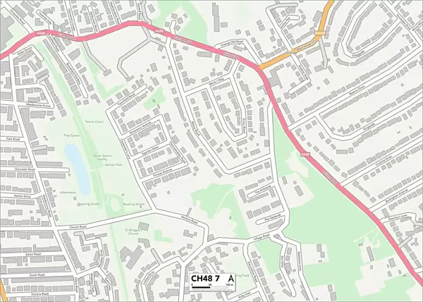 Wirral CH48 7 Map