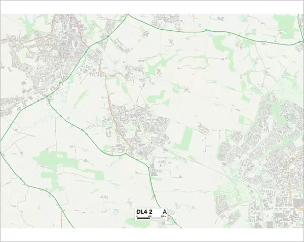 County Durham DL4 2 Map