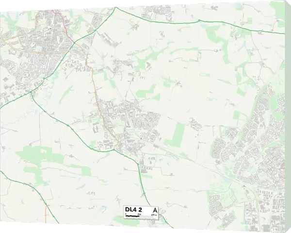 County Durham DL4 2 Map