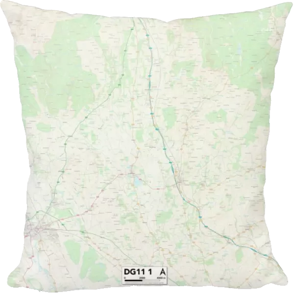 Dumfriesshire DG11 1 Map