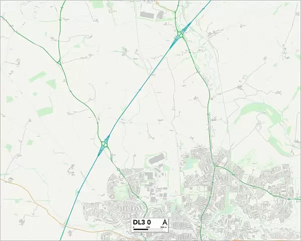 Darlington DL3 0 Map