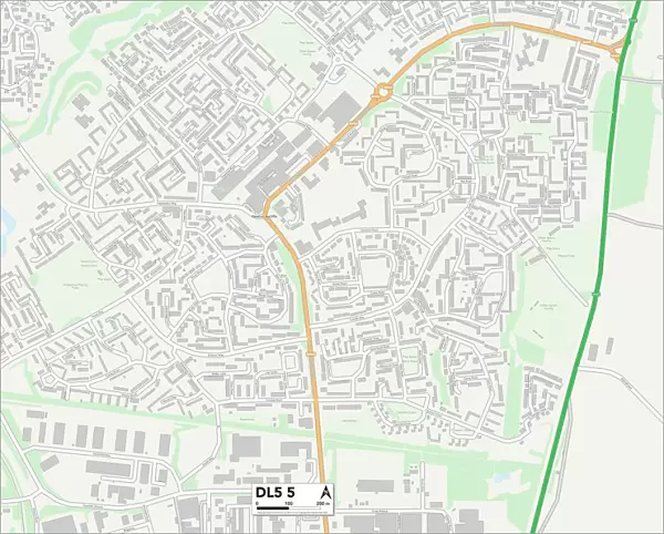 County Durham DL5 5 Map