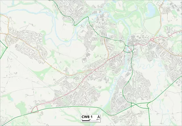 Cheshire West and Chester CW8 1 Map