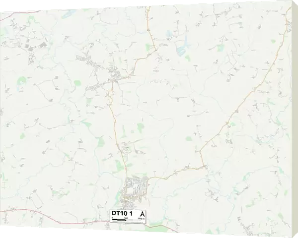 North Dorset DT10 1 Map