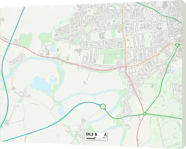Darlington DL3 8 Map