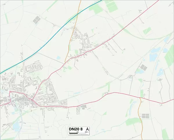 North Lincolnshire DN20 8 Map