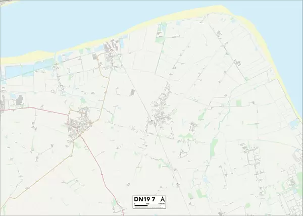 North Lincolnshire DN19 7 Map