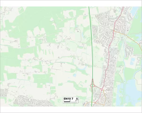 Broxbourne EN10 7 Map