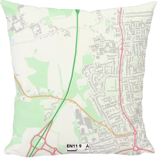 Broxbourne EN11 9 Map