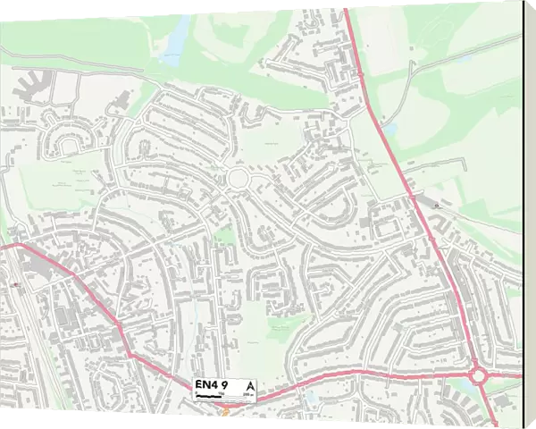 Enfield EN4 9 Map