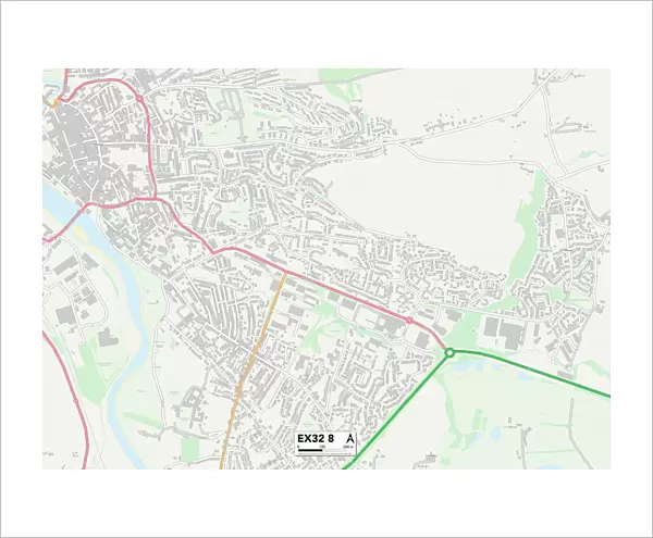 Exeter EX32 8 Map