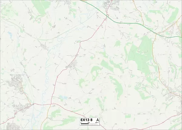 Exeter EX13 8 Map