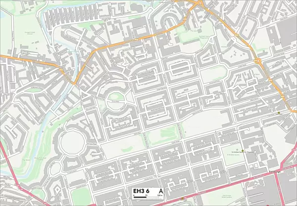 Edinburgh EH3 6 Map