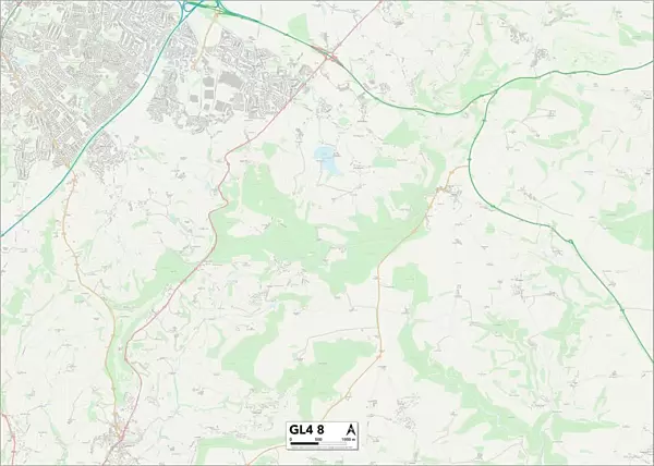Gloucester GL4 8 Map