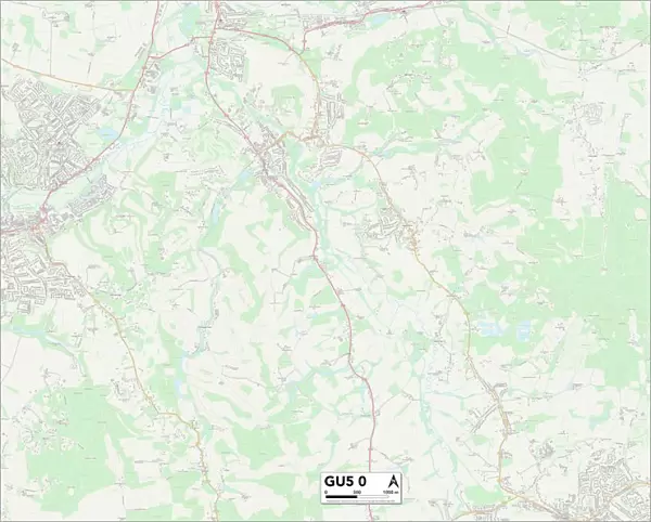 Guildford GU5 0 Map