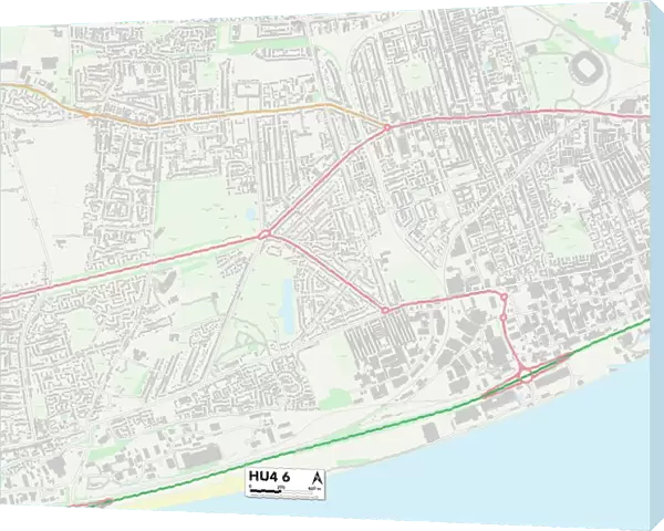 Kingston upon Hull HU4 6 Map