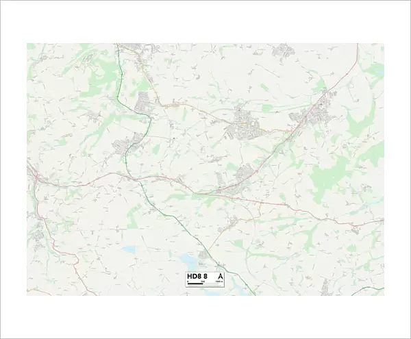Kirklees HD8 8 Map