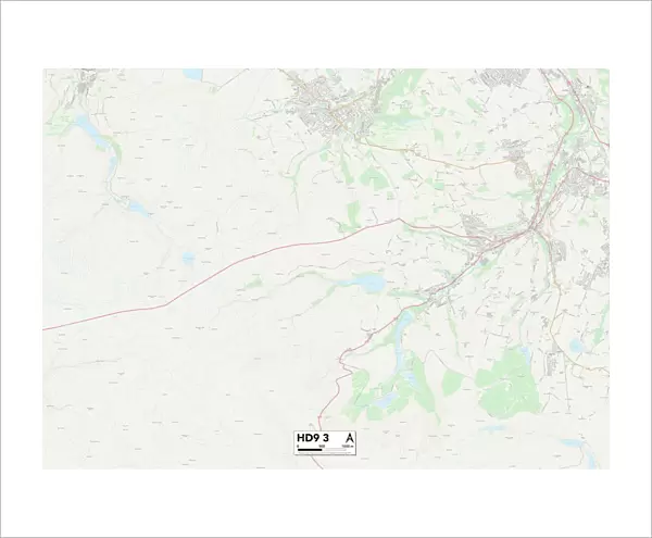 Kirklees HD9 3 Map