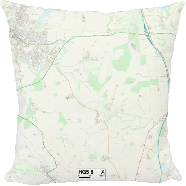 Harrogate HG5 8 Map