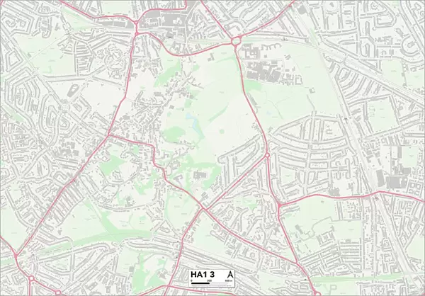 Harrow HA1 3 Map