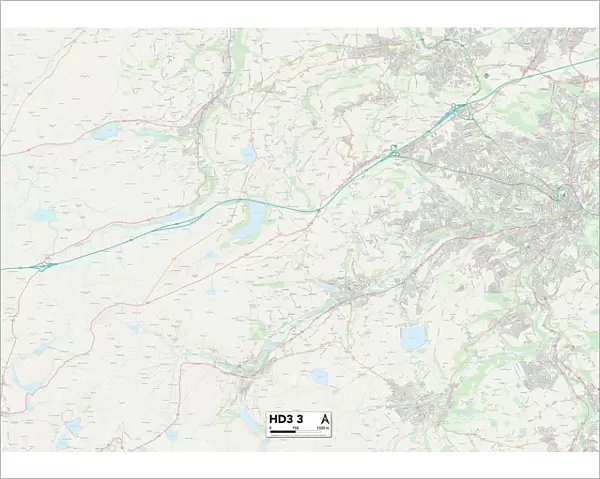 Kirklees HD3 3 Map