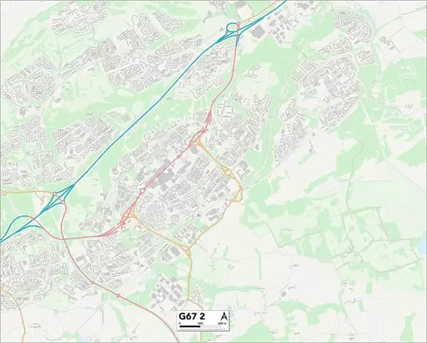 North Lanarkshire G67 2 Map