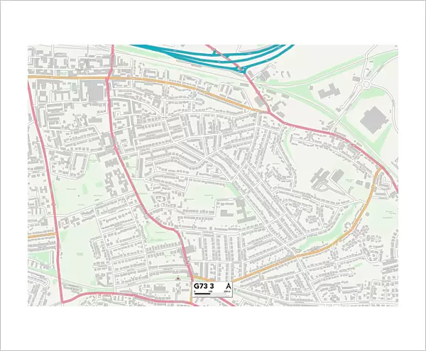 South Lanarkshire G73 3 Map