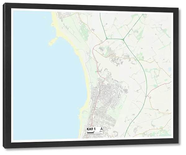 South Ayrshire KA9 1 Map