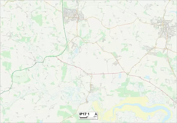 Suffolk Coastal IP17 1 Map