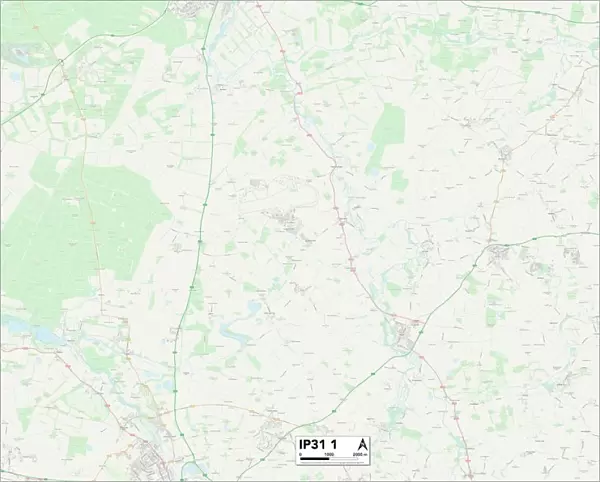 St Edmundsbury IP31 1 Map