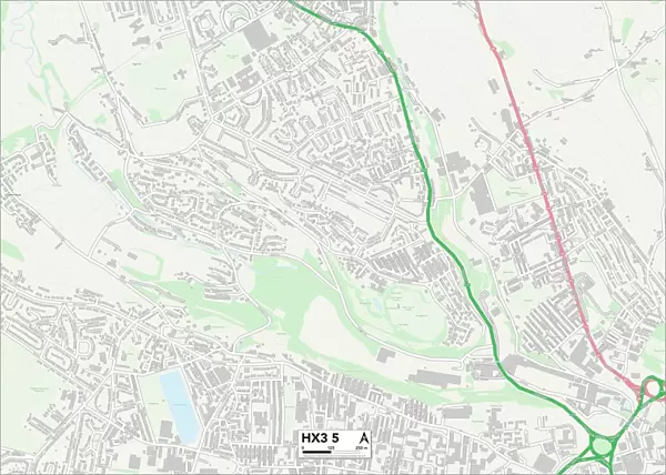 Calderdale HX3 5 Map