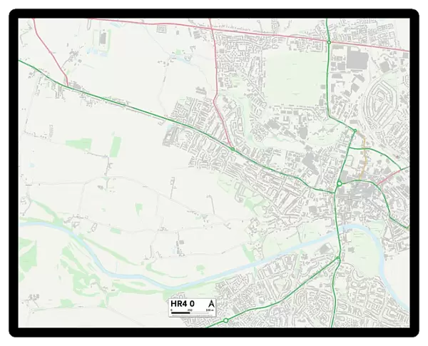 Hereford HR4 0 Map