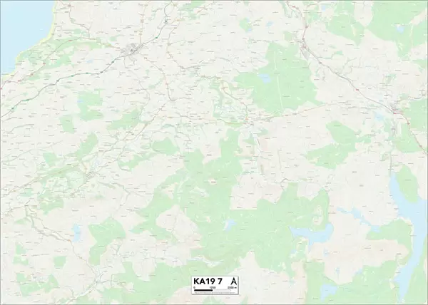 South Ayrshire KA19 7 Map