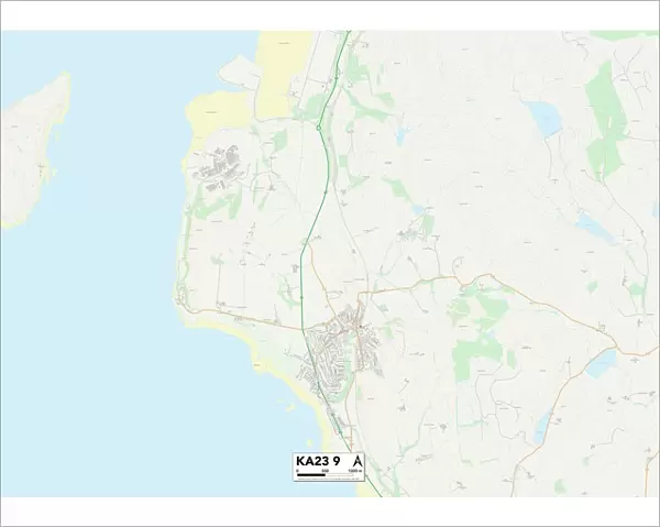 North Ayrshire KA23 9 Map