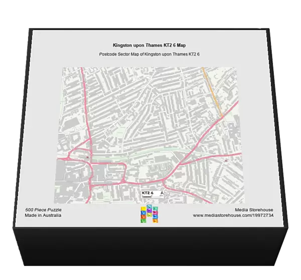 Kingston upon Thames KT2 6 Map